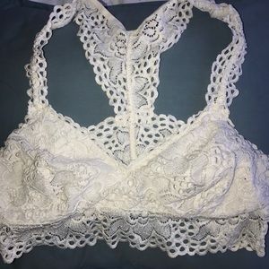 White Bralet from Aerie